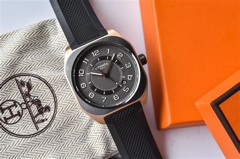 hermes watch black and gold|Hermes watch price.